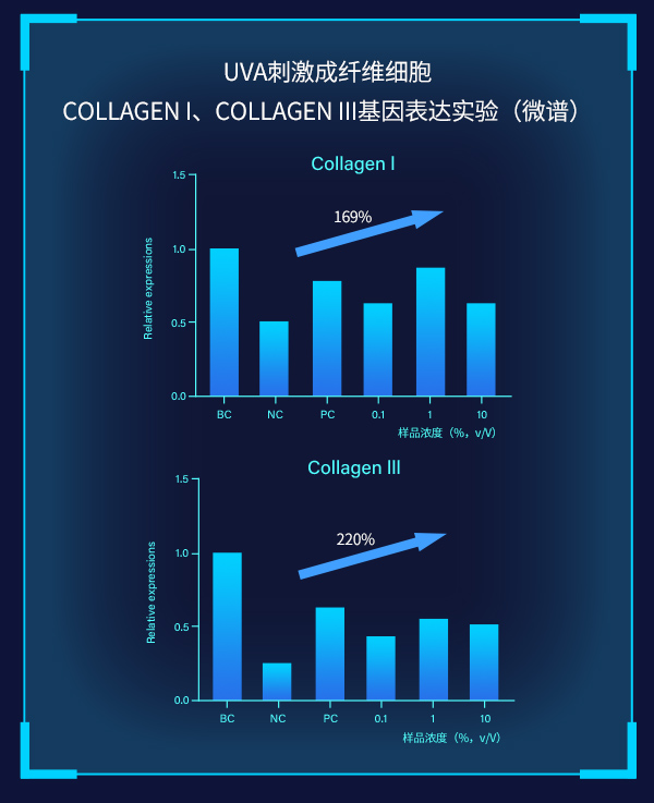 经微谱、环特检测机构实验发现，智嫩再生胶原蛋白无毒性，具有抗皱、紧致功效
